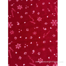 100% ya sofa ya polyester iliyochapishwa velvet